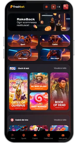 FreshBet Casino Italia deposit menu cryptocurrency payment options