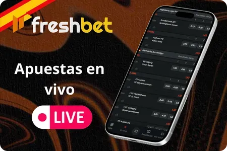 Apuestas en vivo Freshbet