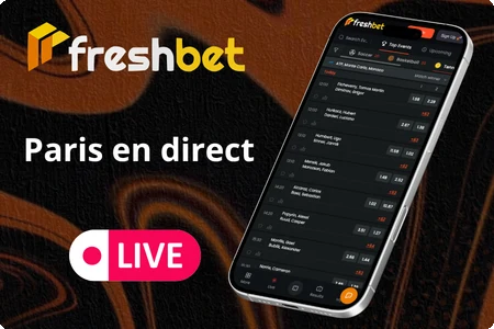 Paris en direct Freshbet